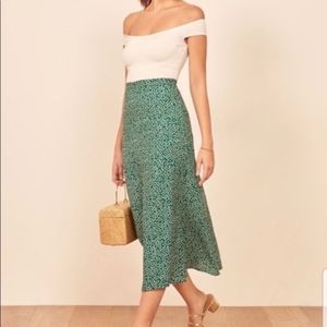 Reformation Bea Skirt | Green